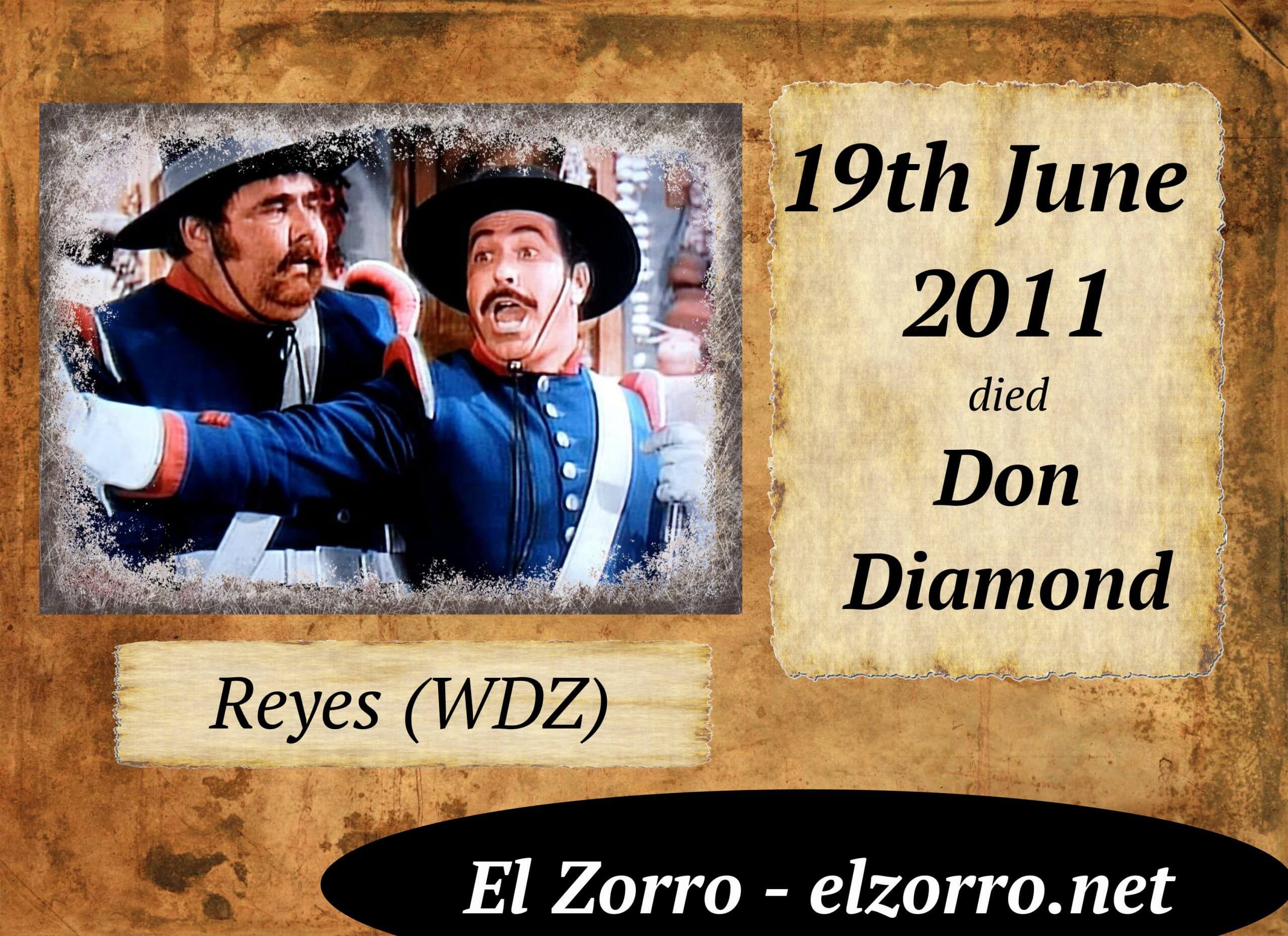 19 czerwca zm. Don Diamond ENG corproal Reyes Zorro