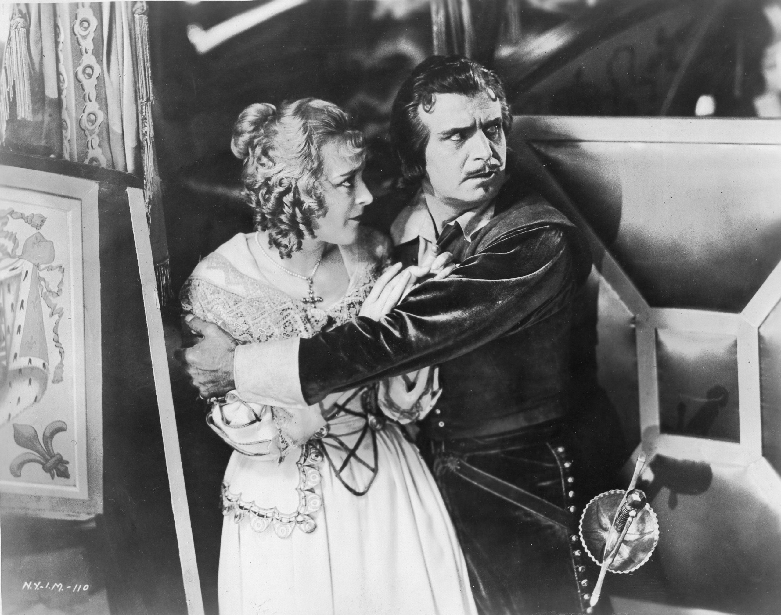 Douglas Fairbanks and Marguerite De La Motte in The Iron Mask (1929)
