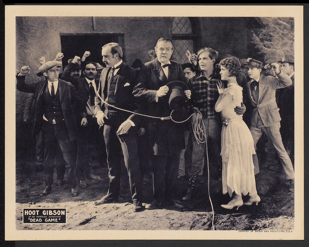 Harry Carter, Hoot Gibson, Laura La Plante, Robert McKim, William Steele, and Tony West in Dead Game (1923)