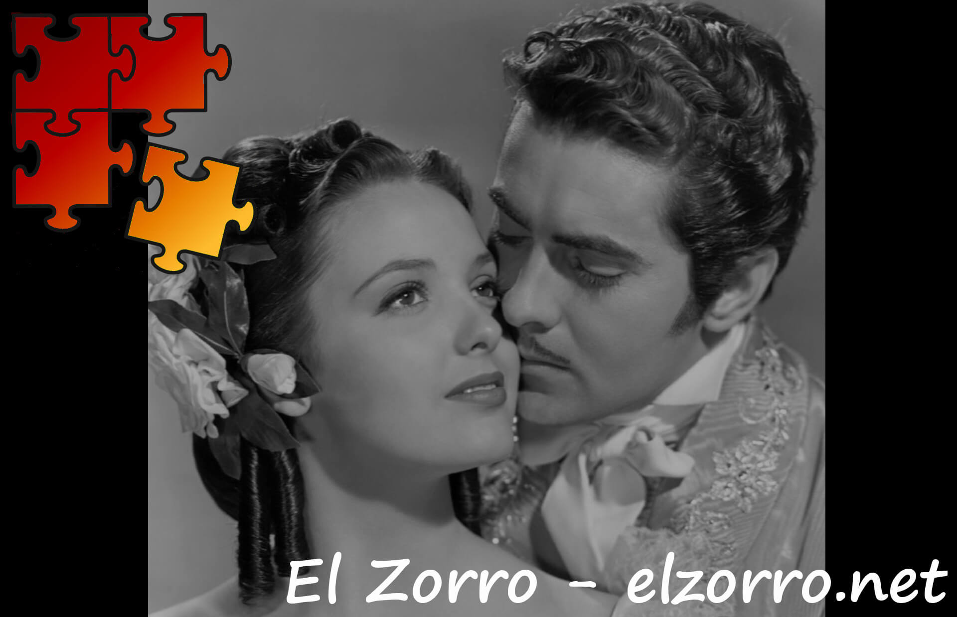 Jigsaw Puzzle Zorro Mark of Zorro 1940 - Diego i Lolita ENG