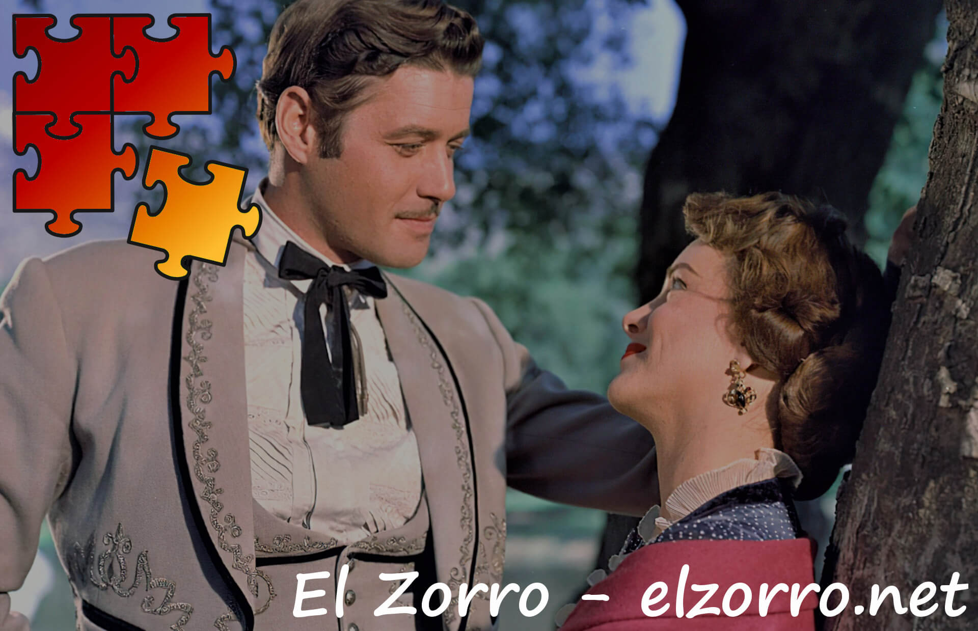Jigsaw Puzzle Zorro Walt Disney Zorro - Diego and Magdalena Montes ENG