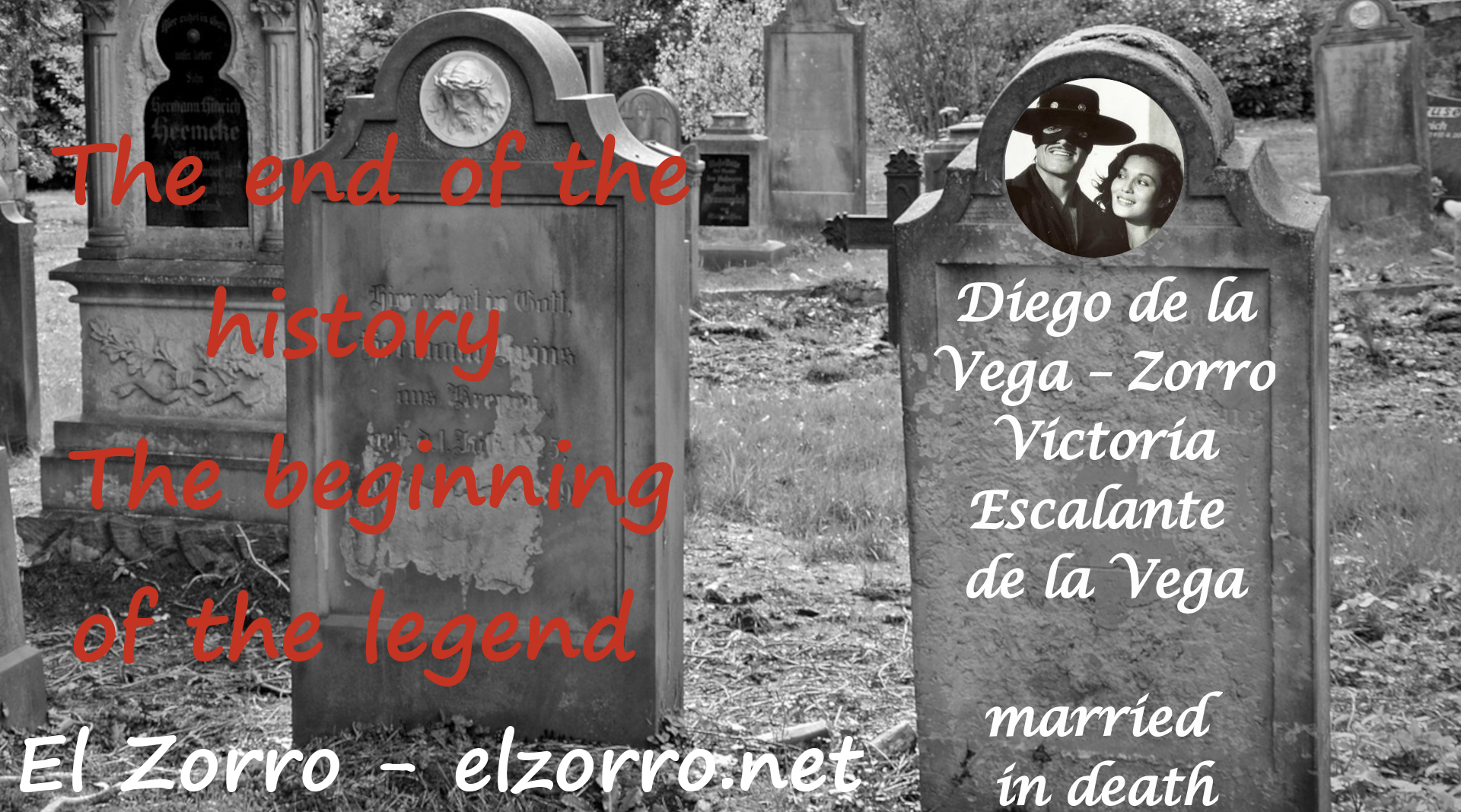 Zorro fiction - The end of the history The beginning of the legend