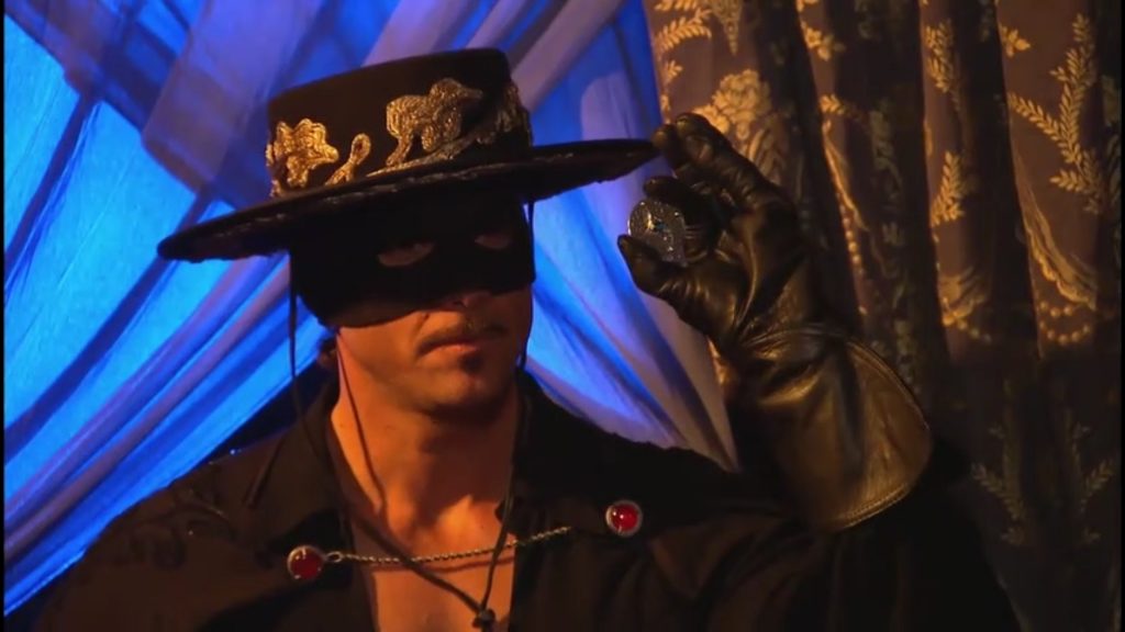 El Zorro, la Espada y la Rosa telenowela Zorro odcinek 3 - Zorro i medalion